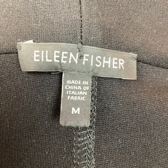 Eileen Fisher Womens Black Viscose & Nylon Blazer Medium - Picture 7 of 9